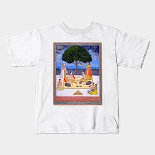 Musical Gathering, Mughal , India 18th Century Kids T-Shirt